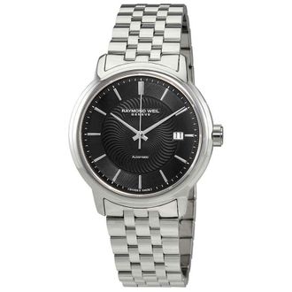 Raymond Weil Maestro Black Dial Mens Watch 2237-ST-20001