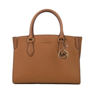 Michael Kors Handbags, female, Brown, Size: ONE SIZE Becca Medium Handbag