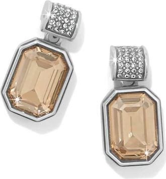 Brighton Womens Meridian Aurora 67 Post Earrings In Silver Golden Shade