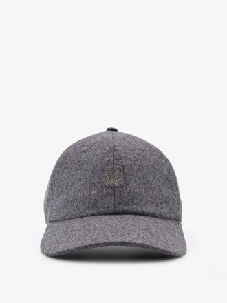 Brunello Cucinelli Cappello Baseball in lana vergine - BRUNELLO CUCINELLI - gender_Man