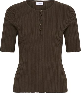 Saint Tropez Felpa Suzie - - Knitwear - Donna - Marrone - S