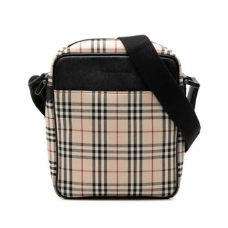 Burberry Pre-owned Burberry House Check Canvas Crossbody Unisex V33HD8L5NDPO5SIQ