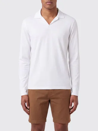 MC2 Saint Barth Henry Slim Fit Stretch Cotton Long-Sleeved Polo Shirt