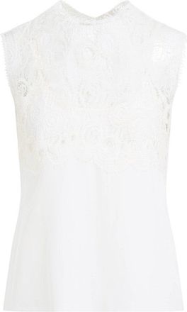 Fabiana Filippi White Silk Top