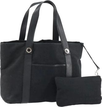 Bulgari Pre-owned Tote Bags, female, Black, Size: ONE SIZE Pre-owned Vintage Tote Bag