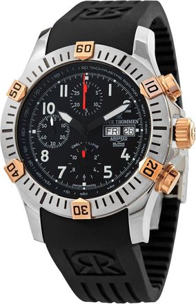 Revue Thommen Air speed Chronograph Automatic Black Dial Mens Watch 16071.6854