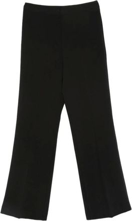 Twinset Pantalones Anchos - Trousers - Mujer - Negro - S
