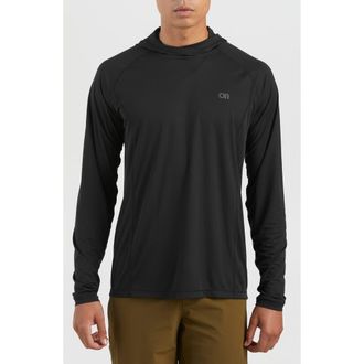 Outdoor Research Echo Recycled Polyester Hoodie in Black at Nordstrom, Size Medium