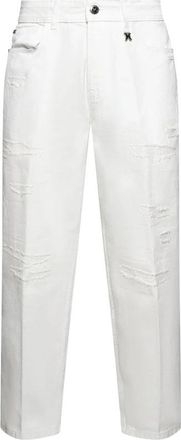John Richmond Straight Jeans - Heren - Regular Fit Jeans - Wit - W33 - Denim - Jeans