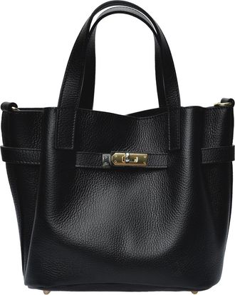 Isabella Rhea ZWART Rundleer Tas