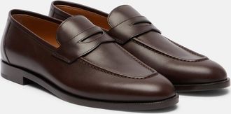 Loro Piana Sergio leather penny loafers