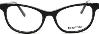 Bebe BB5198 Cat Eye Plastic Eyeglasses - Black