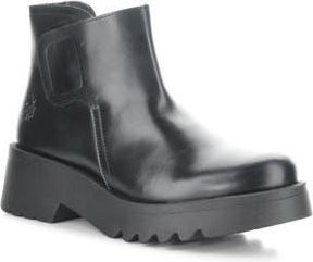 FLY London Mufe Platform Wedge Bootie in Black at Nordstrom Rack, Size 10-10.5Us / 41Eu