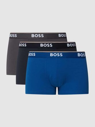 HUGO BOSS Trunks mit elastischem Logo-Bund im 3er-Pack in Royal, Größe XXL