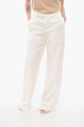 SA SU PHI Pantaloni Wide Leg in Satin Sa Su Phi