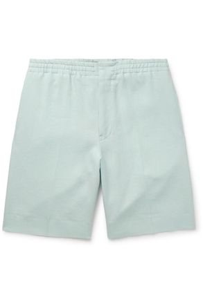 Ermenegildo Zegna Straight-Leg Linen Shorts
