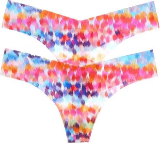 Commando Commando Set Of 2 Classic Print Thong