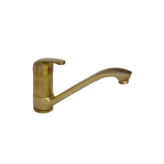 OEM Paini France Robinetterie - Mezclador De Fregadero De Bronce Antiguo Con Ca&ntilde;o Fundido