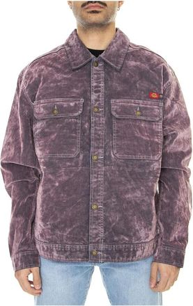 Dickies Giacca Estiva - Heren - Spijkerjassen - Paars - M - Katoen - Jassen
