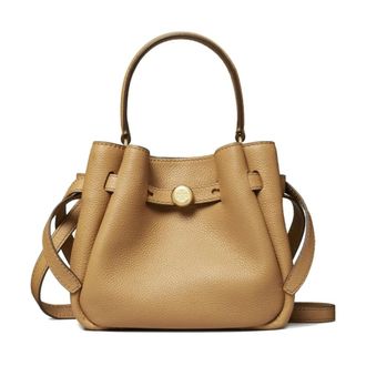 Tory Burch Tory Burch, Bucket Bags, female, Beige, Size: ONE SIZE Mini Romy Bucket Bag