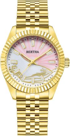 Bertha Sunglasses Marina Mother of Pearl Ladies Quartz Watch