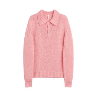 Sunflower Round-neck Knitwear, male, Pink, Size: S Sweater Sunflower