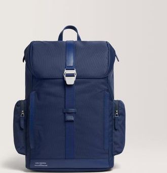 Carl Friedrik Large Travel Backpack - Nylon - Navy Blue - Atlassian Williams Racing Edition