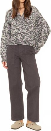 Xirena Womens Marvin Sweater In Black Melange