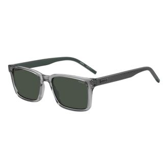 HUGO BOSS Hugo, Sunglasses, male, Gray, Size: 55 MM Square Sunglasses