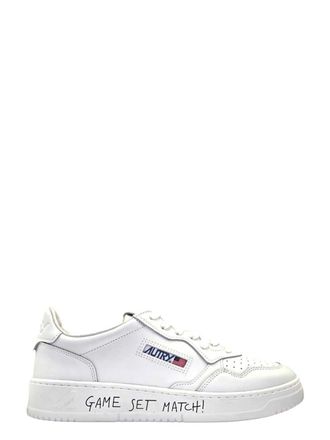 Autry Medalist Low Womens Ml08 Match/Leder Total/Wei&szlig;