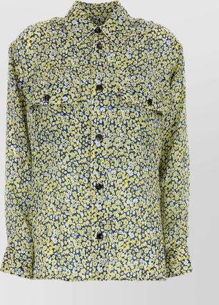 Bottega Veneta printed silk shirt