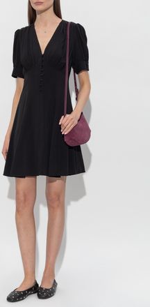 Kate Spade New York Dress With Short Sleeves, Womens, Black