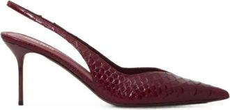 PARIS TEXAS Lidia Slingback 70 - Dames - Schoenen - Rood - Maat: 38 1/2 EU Leer