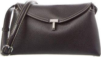 Toteme T-Lock Top Handle Leather Shoulder Bag
