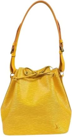 Louis Vuitton Pre-owned Bucket Bags, female, Yellow, Size: ONE SIZE Pre-owned Epi Bucket Bag