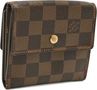 Louis Vuitton Portafoglio in tela con monogramma 2005 - Marrone