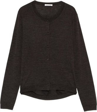 Lebor Gabala Top con bottoni - Marrone