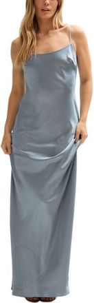Lily And Lionel Roxy Spaghetti Strap Maxi Dress in Blue at Nordstrom, Size 12