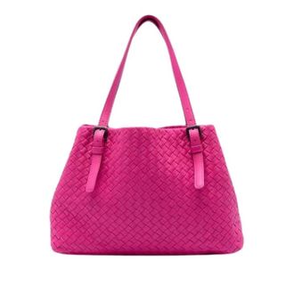 Bottega Veneta Pre-owned Tote Bags, female, Pink, Size: ONE SIZE Pre-owned Cesta Tote