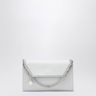 Stella McCartney Pearl grey Falabella shoulder wallet bag