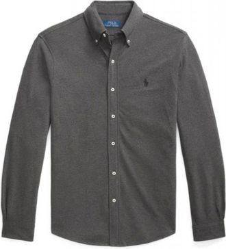 Ralph Lauren Overhemden, Heren, Zwart, XL, Katoen, Button-Down Shirt