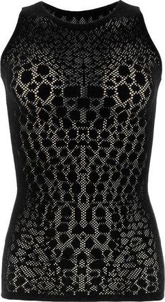 Wolford Reptile Net Top Sleeveless