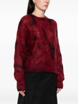 Isabel Marant Womens Myriam Sweater In Deep Red