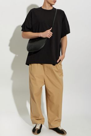 Comme Des Gar&ccedil;ons Comme Des Gar&ccedil;ons Shirt Cotton T-shirt With An Asymmetrical Finish, Mens, Black