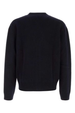 A.P.C. Darknavy Exterior: Wool Maglieria Sweater