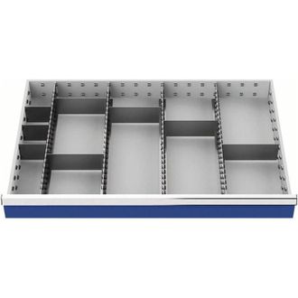 OEM Material De Subdivisi&oacute;n De Caj&oacute;n Frontal H.200mm 4 Longitudinales / 8 Divisores Transversales