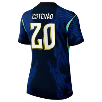 Nike Jordan Est&ecirc;v&atilde;o Brazil National Team 2026 Match Away Jordan Womens Dri-FIT ADV Soccer Jersey in Blue | NN203940203-CBF
