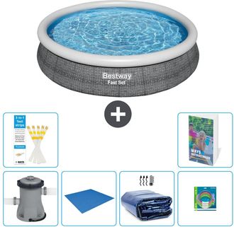 Bestway Piscina Bestway Fast Set Redonda - 366x76 Cm - 7-piezas S220
