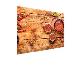 OEM Piastra Protettiva In Vetro Per Fornello 70x52 Chilli