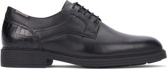 Mephisto Flavien Veterschoen - Brede Pasvorm - Heren - Veterschoenen - Zwart - 40 EU - Leer - Schoenen